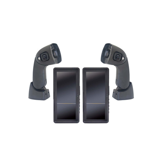 BevoCam Sidespeilkamera med lang arm høyre/venstre - VD-1237 Long Arm Set