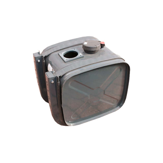 Hydrauliktank stål 120L L750mm u/filter