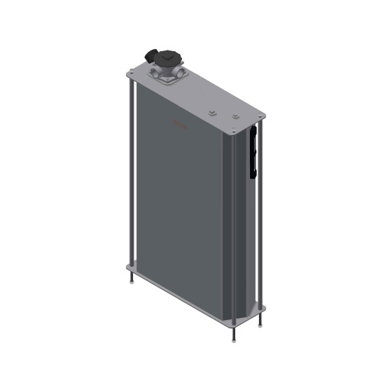 Hydraulikktank 165L,stål,bak hytte, m/GFL21 - Inkl. filter 572034