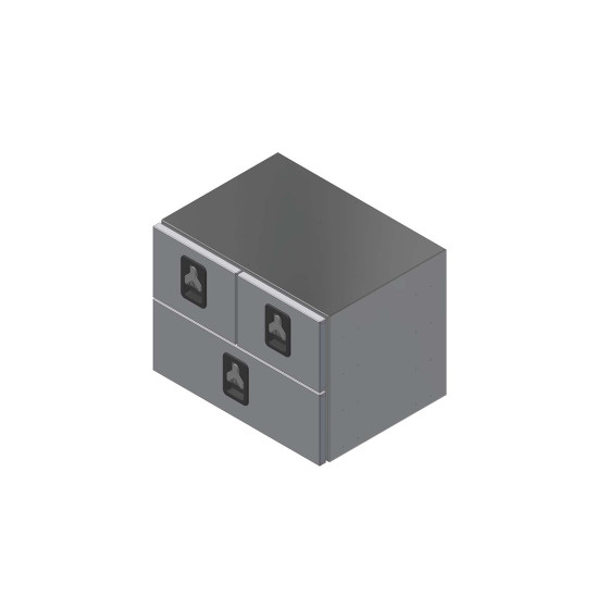 BevoBox mix Premium. 800x600x600 3 skuffer - 1009-90457