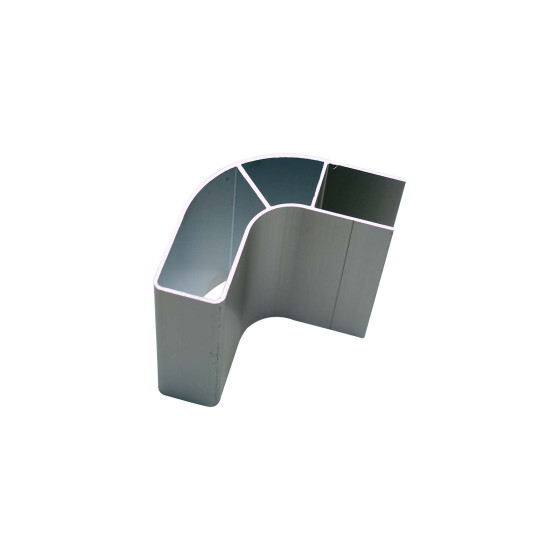 Vertikal profil alu 90 gr. 500mm - 59621