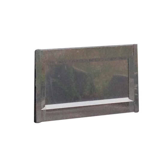 Deksel for sidehinder rustfritt blank H500xL2500