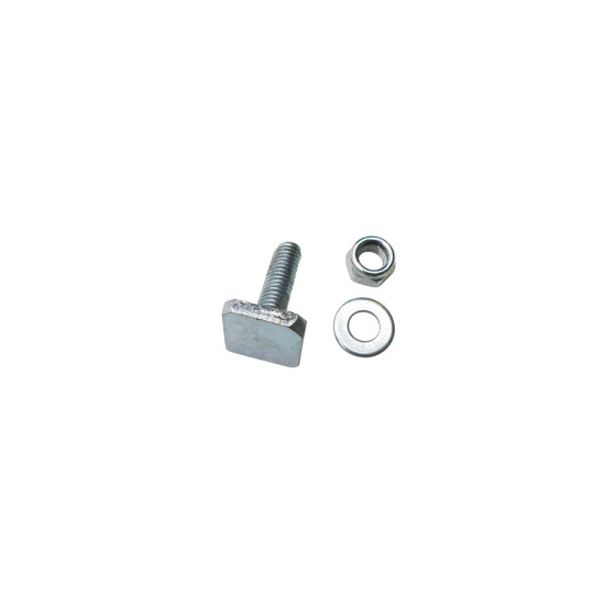 Firkant 20/20 Festebolt for Sidehinder - M8x25 Sp.bolt  m/mutter & skive - 592010