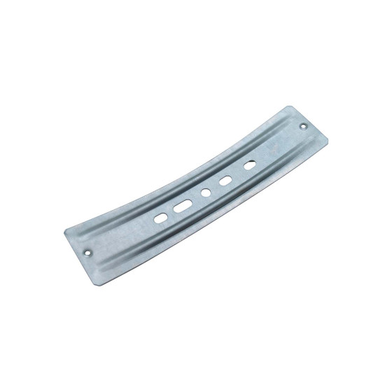 Bakplate plastskjerm, naken - 300x70x1,5mm galvanisert. - 3565N