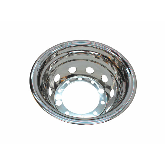 Bakkapsel 22,5x9 D=300mm rustfri - 10 hulls, PCD: 335mm