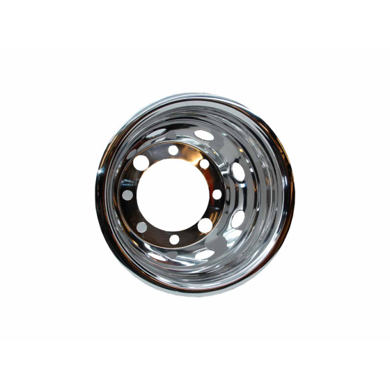 Hjulkapsel bak 22,5"x8,25" Nested,rusfri,  - 280mm dyp.