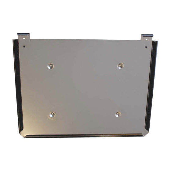 Skiltholder 400x300mm rustfri m/lås - 890805