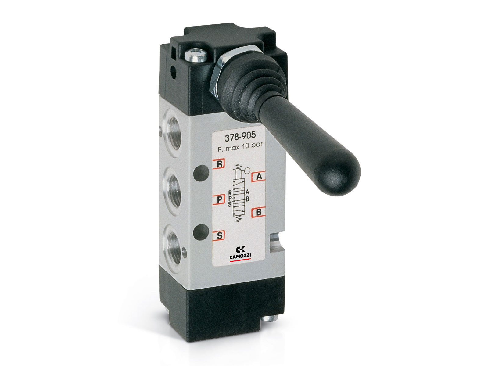 Manuell Ventil 5/3ventil fjærbelastet - 378-905-1/8