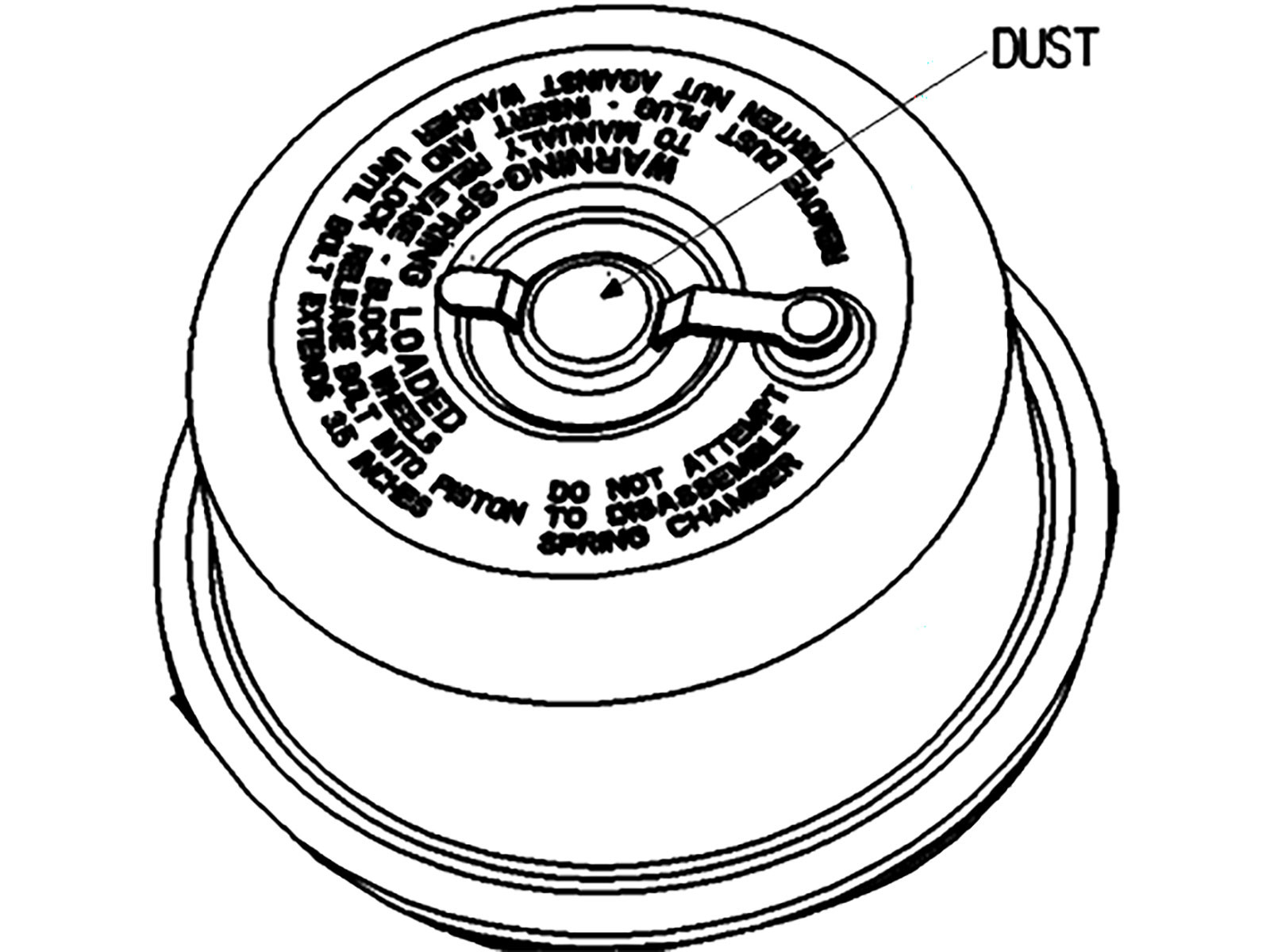 Wabco Dobbel membransylinder 16/24” Skrivebrems