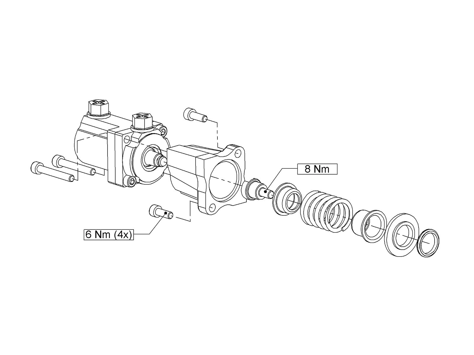 NH RS210 pneumatic controller - 2160-804529