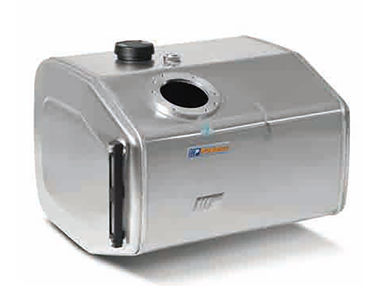 Padoan Hydraulikktank T20 Rustfri 200 L. Skrå front. 2,5"