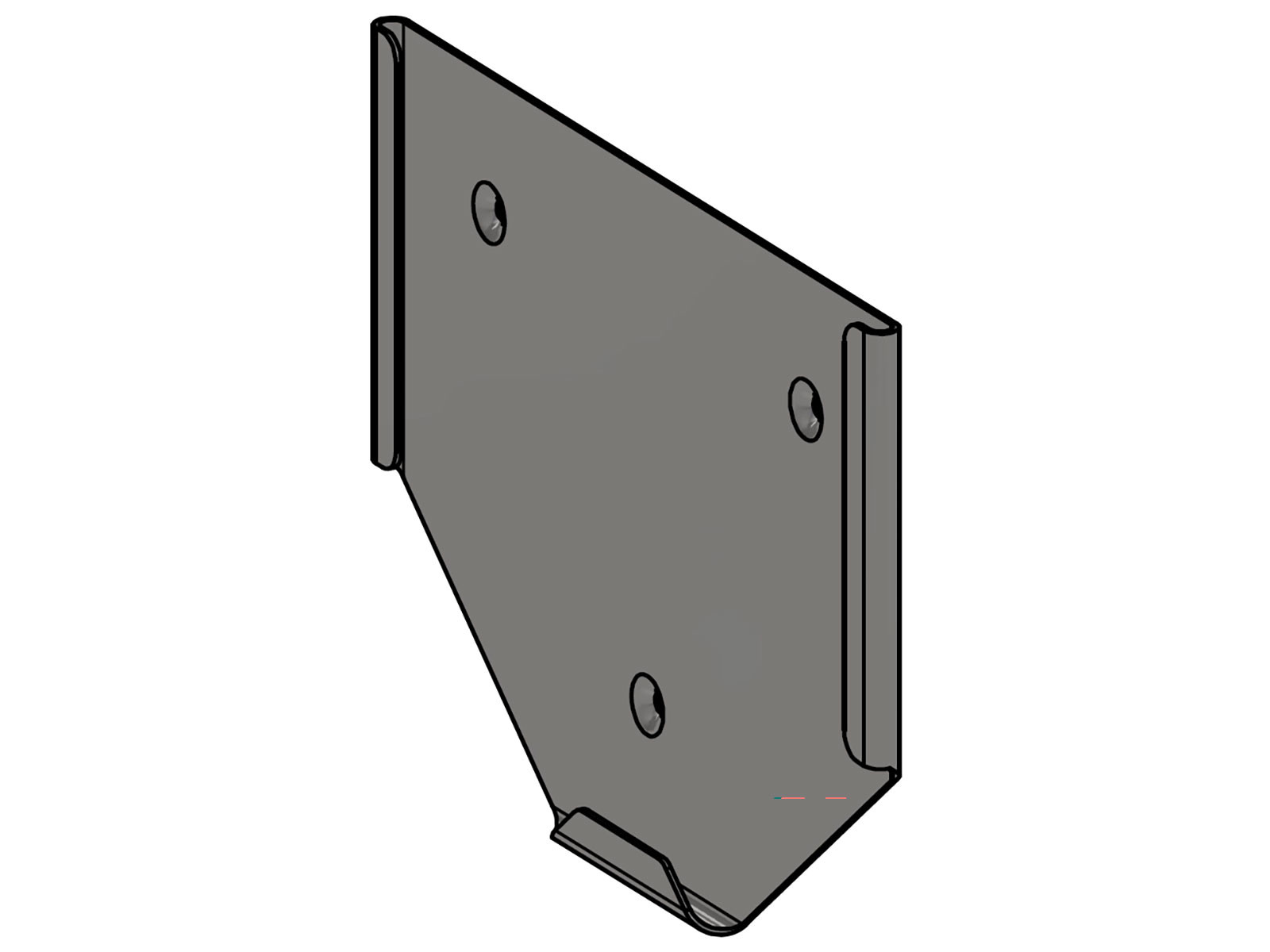 Skiltholder forbudsskilt RAL326H