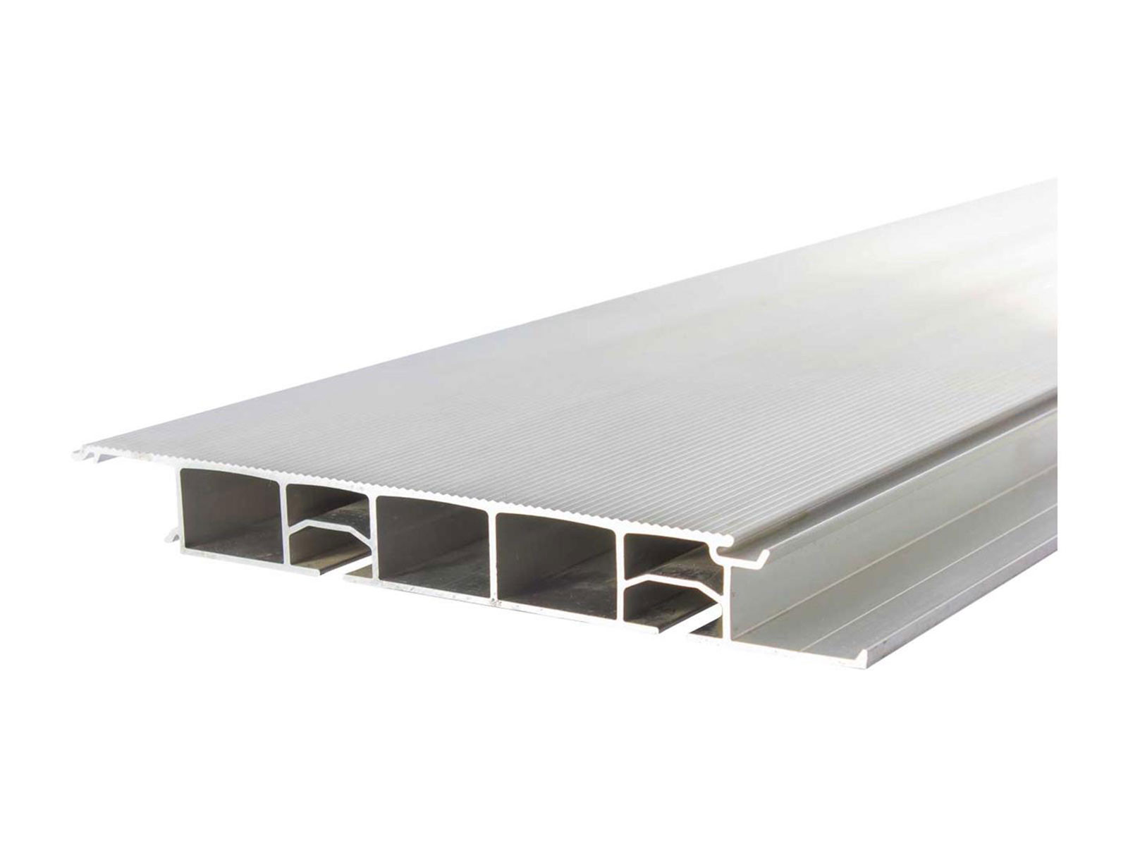 Bunnprofil 40x300x2.500mm lukket profil m/lås - Med montasjespor