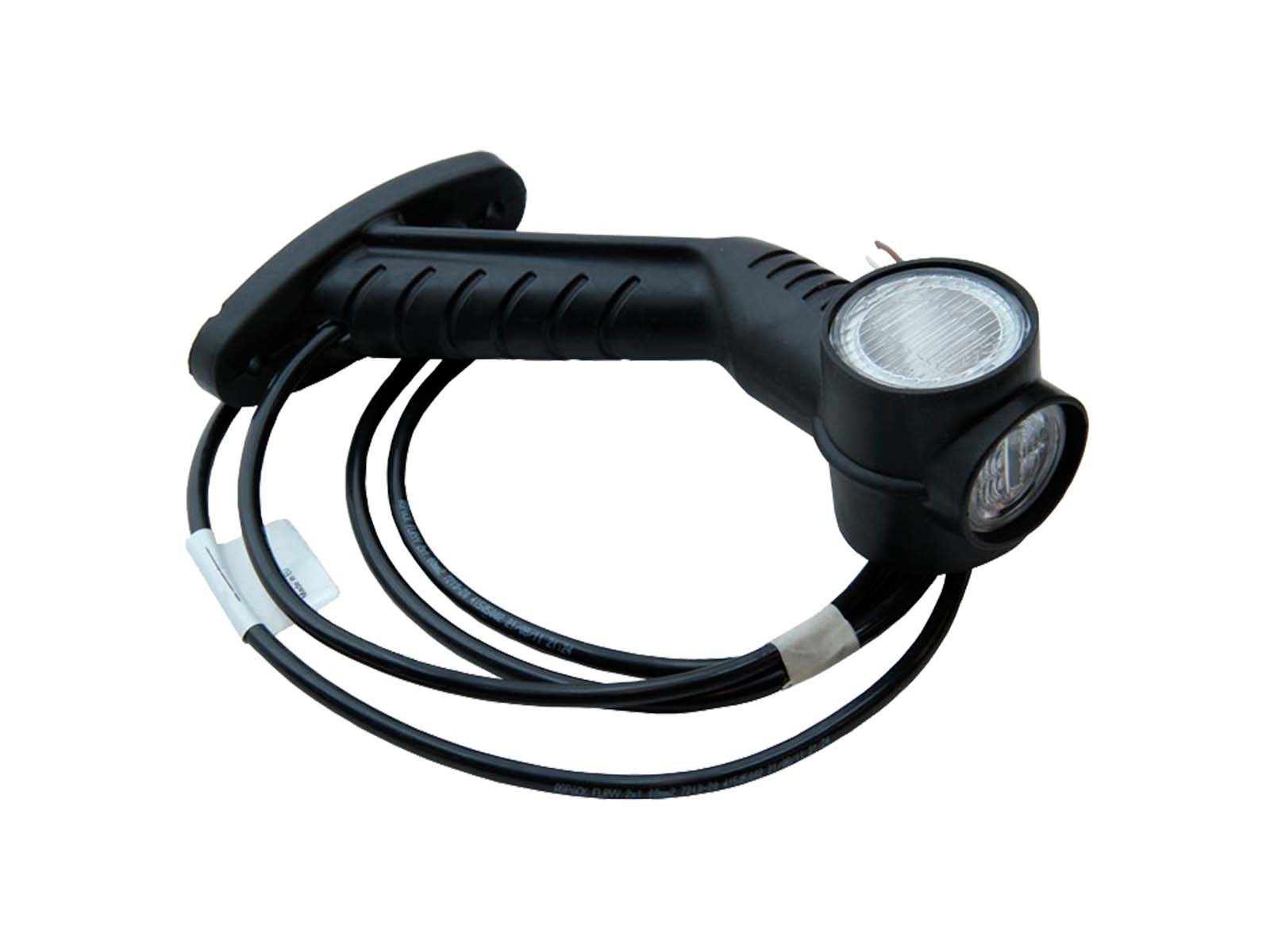 Markeringslampe Superpoint III LED høyre/venstre - Med 4000mm kabel u/stikk - Rød/hvit/gul, ADR-zone, 2 IP69K - 31-3300-077