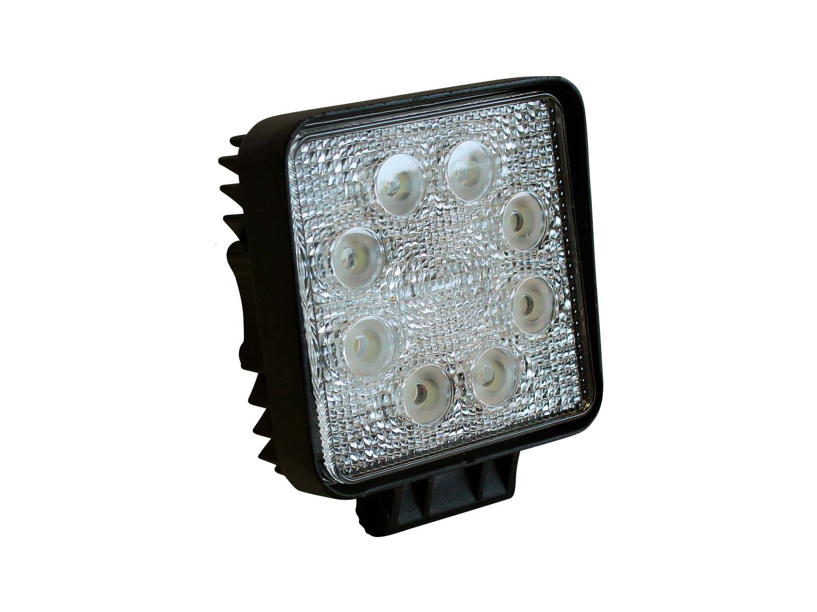 Arbeidslys 10-30V 9 LED, 24w, 2200 lumen - 1030V8LE - 4000 mm. kabel. IP67