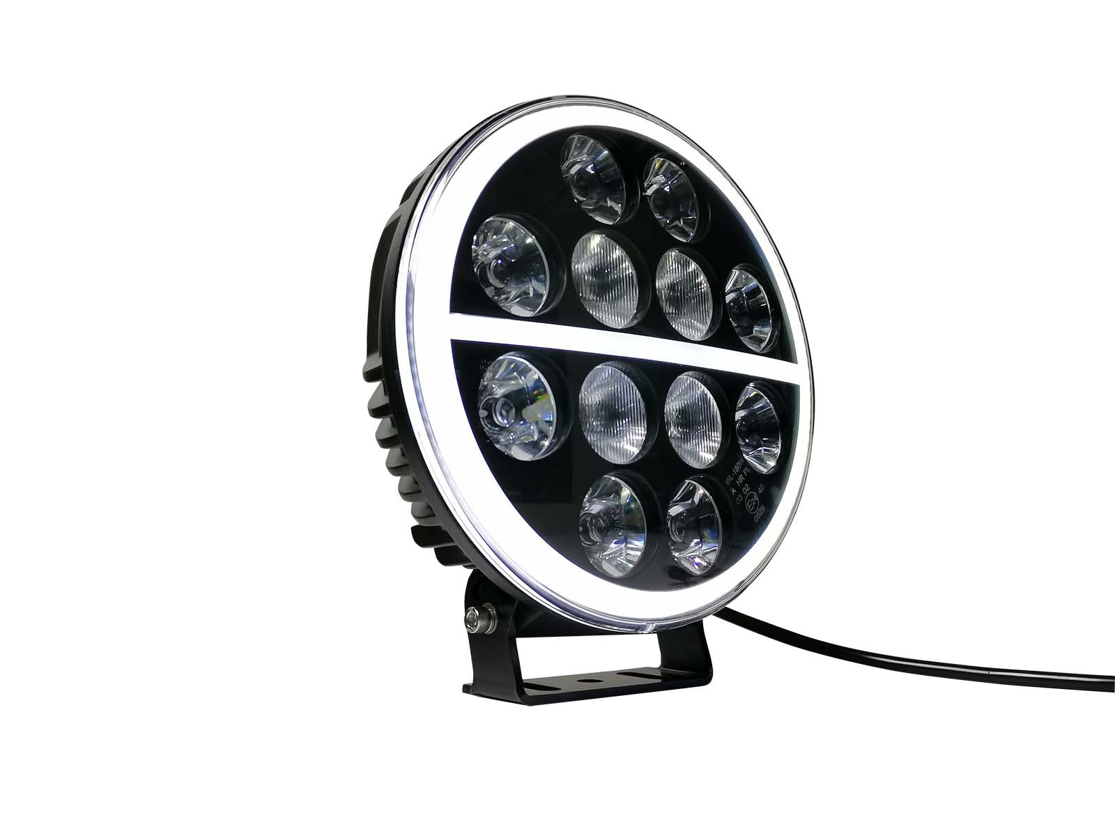 NORDLYS+ Fjärrljus 9" LED 9-30V m/orange positionsljus