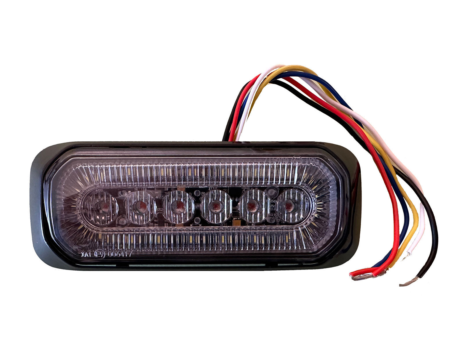 NORDLYS+ Markeringslygte LED hvid med orange Halo blitz