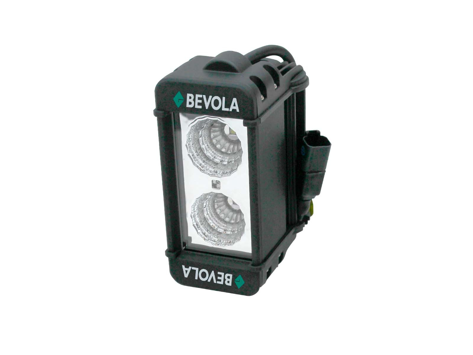 Lysbjelke 2x10W LED Flood 1800 lumen - 10W single bar 2P