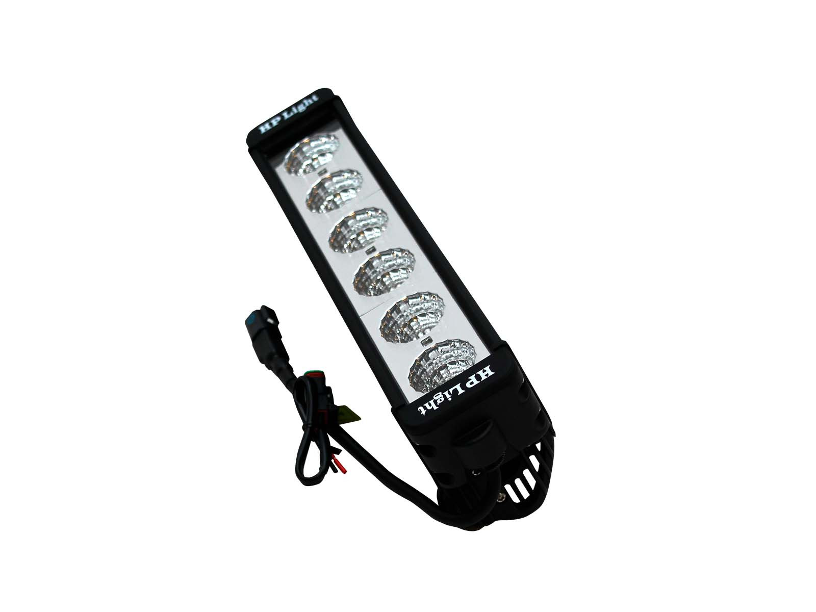 Lysbjelke 6x10W LED Flood 5400 lumen - 10W single bar 6P