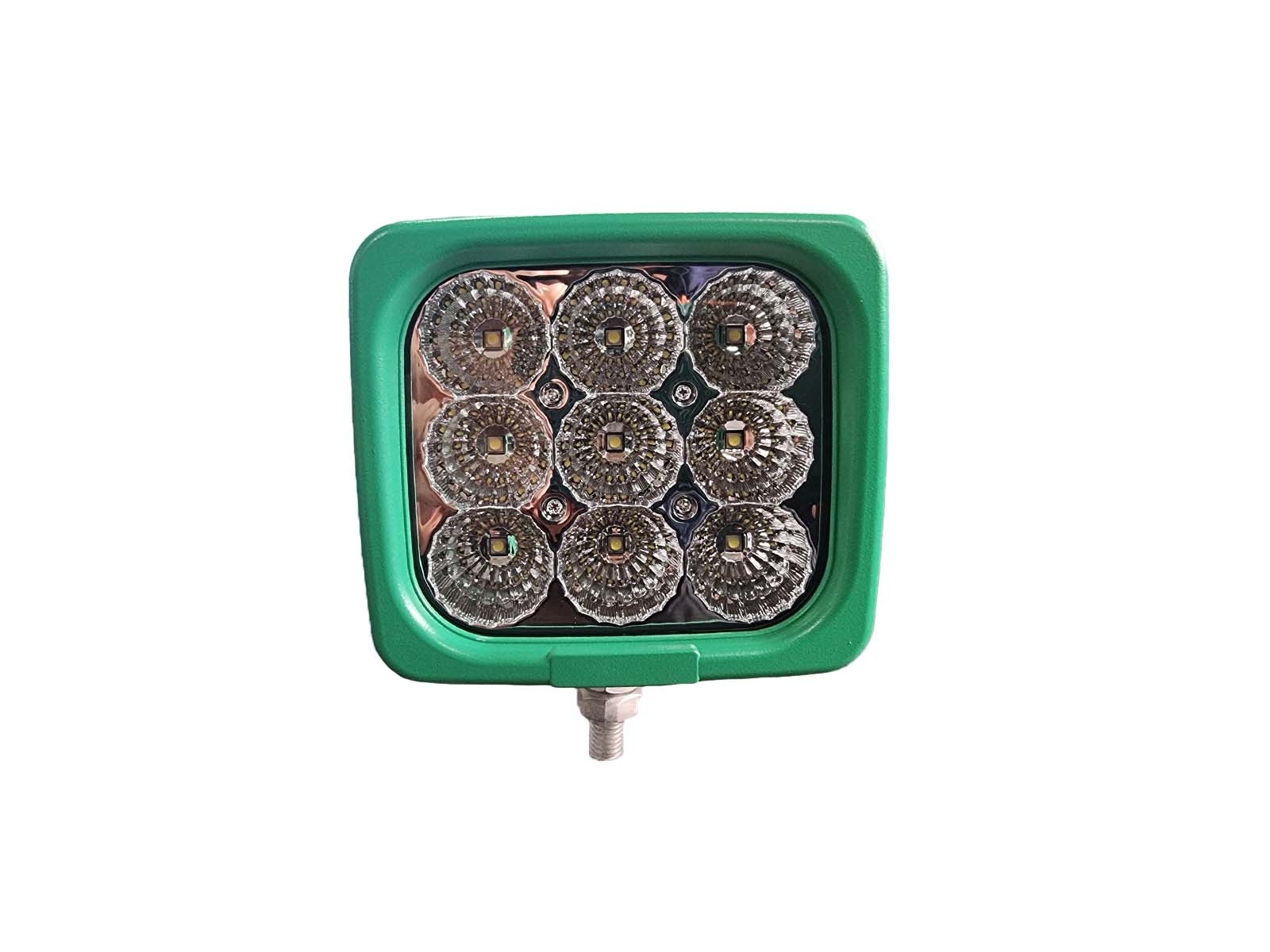 Arbeidslampe 9x5W LED Flood 4050 lumen Grønn