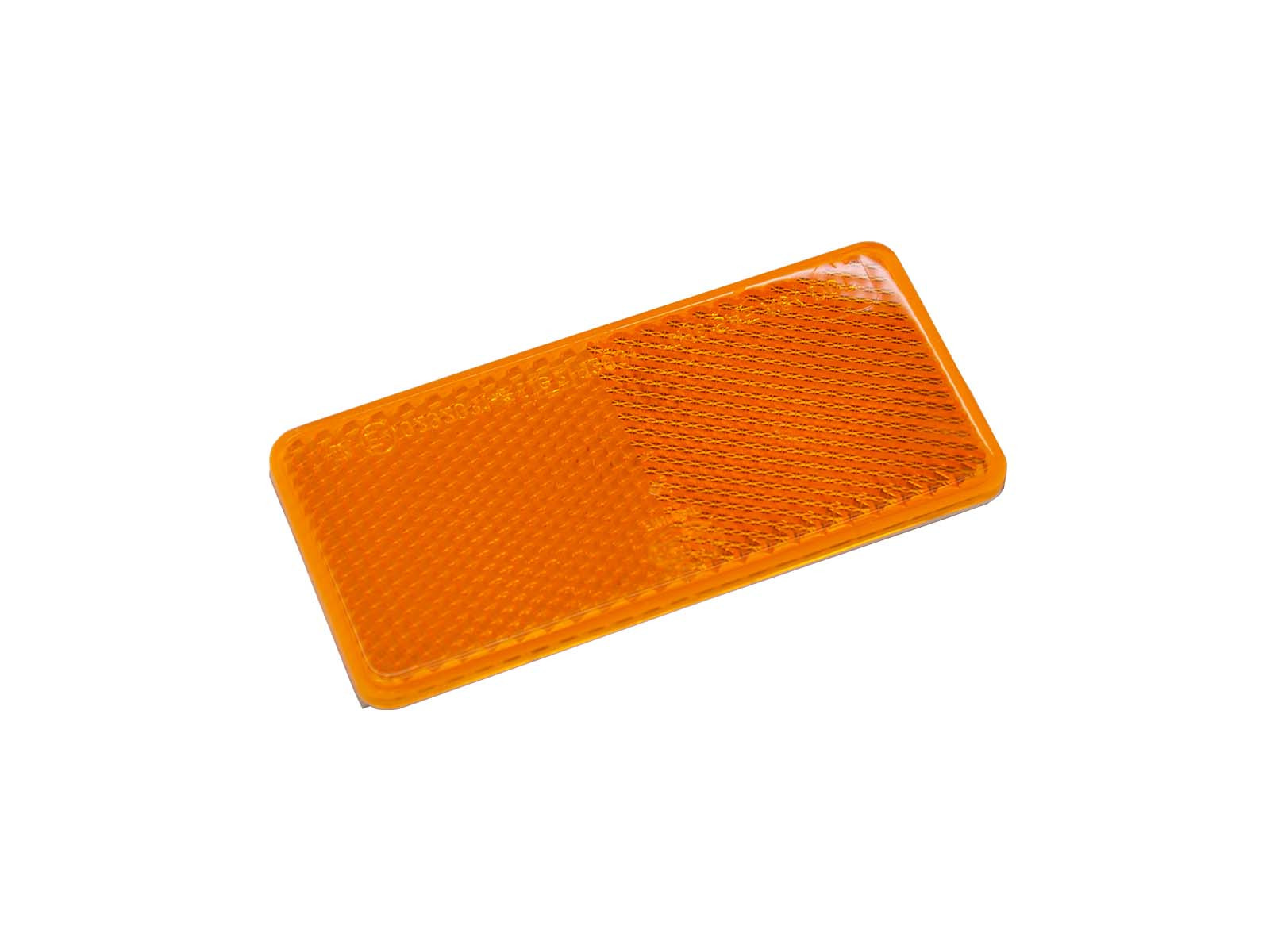 Selvklebende refleks gul plast 94x44x6,5mm - 8RA003326-041