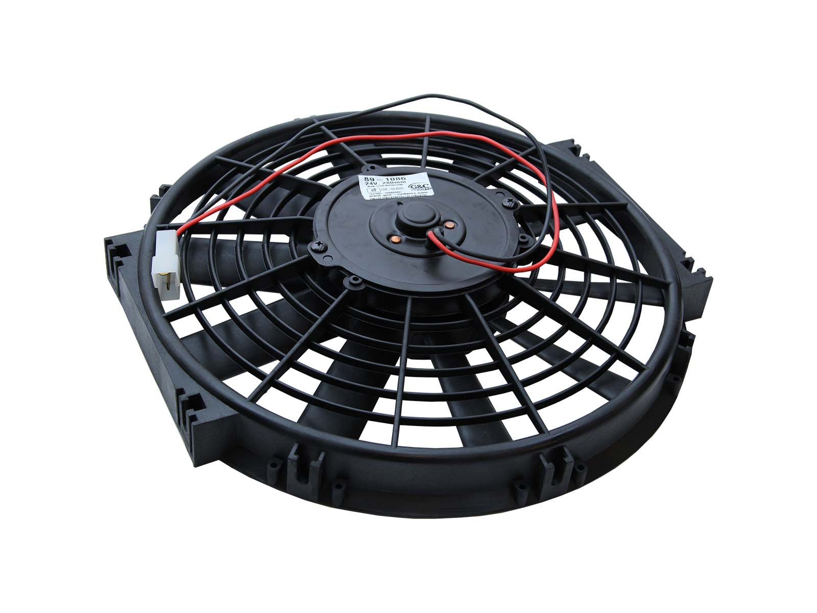 Ventilator 24 Volt Ø280mm - 1330m3 - 80WSuction/Blowing