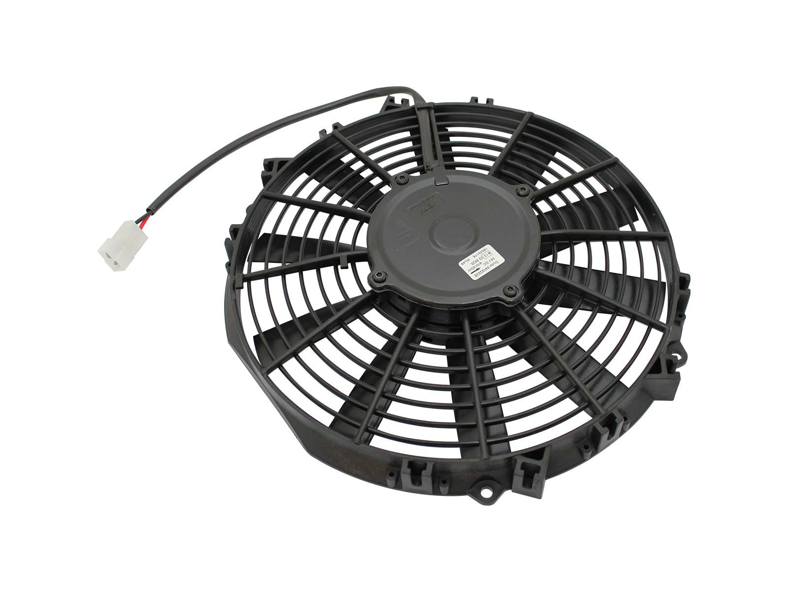 Vetilator f/vegg 24v  / 130 W , - 280mm 1580m3 blowing, 03-3360 - Husk pose med 4 plastbeslag