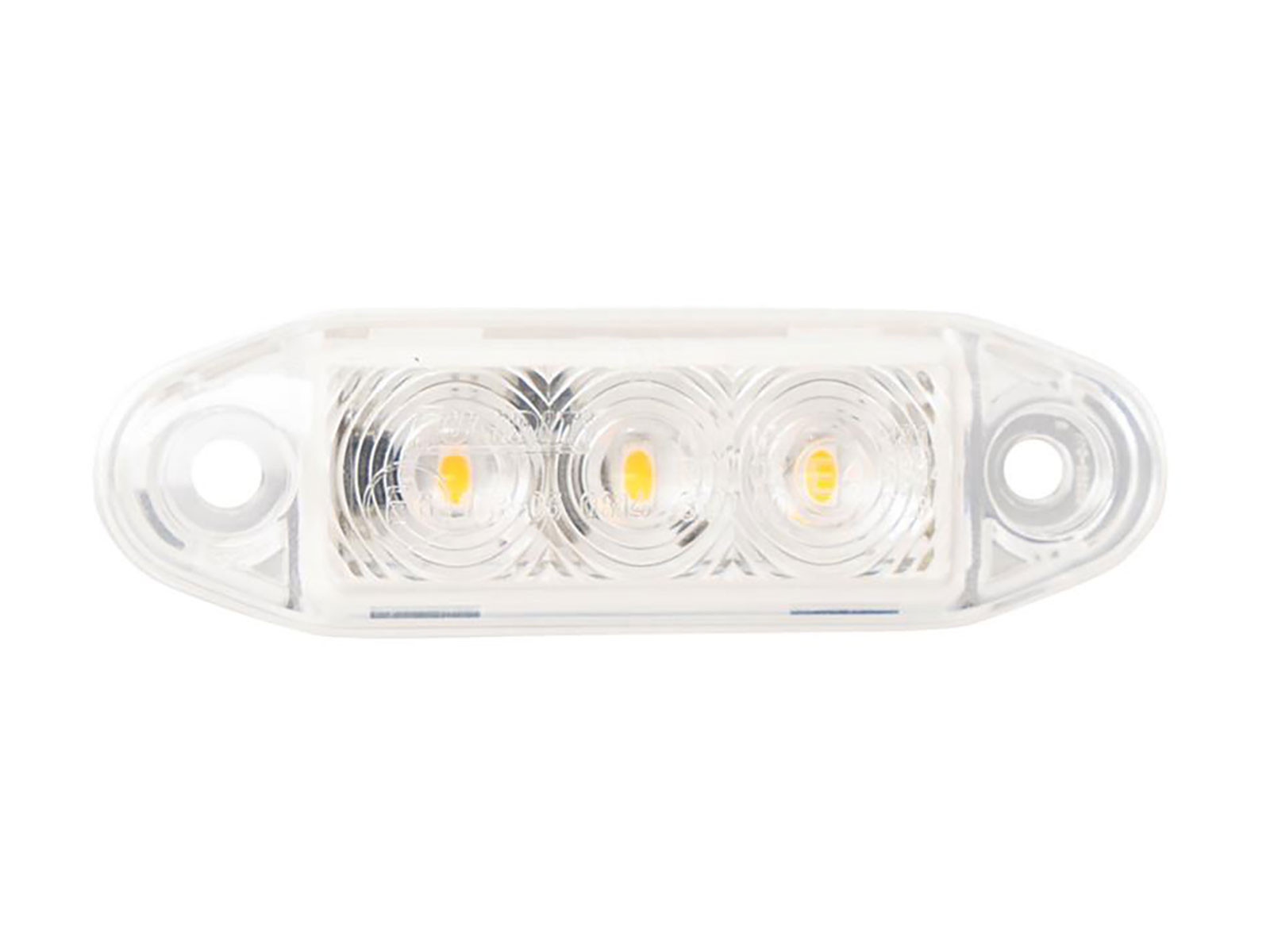 LED markeringslys Clear , Hvit , for Metec - 770226