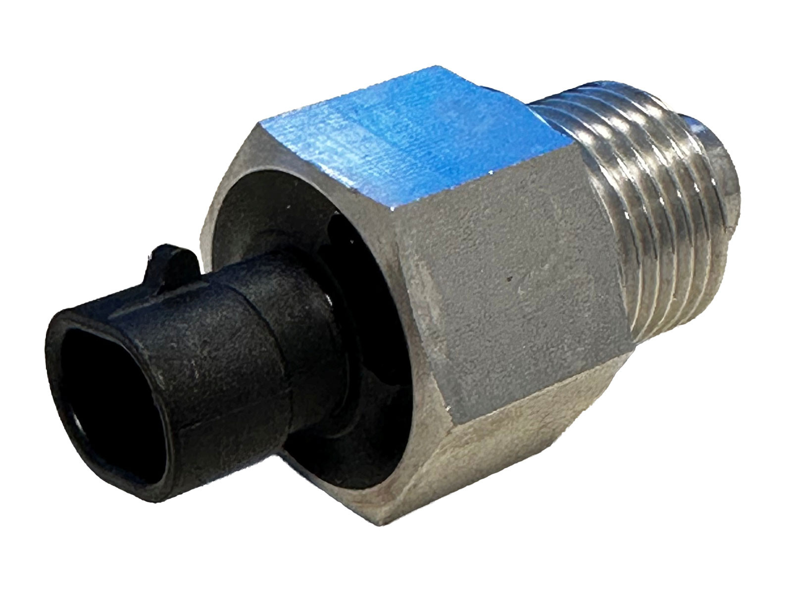 Flange alu 100x100x15mm m/2" hul med gevind