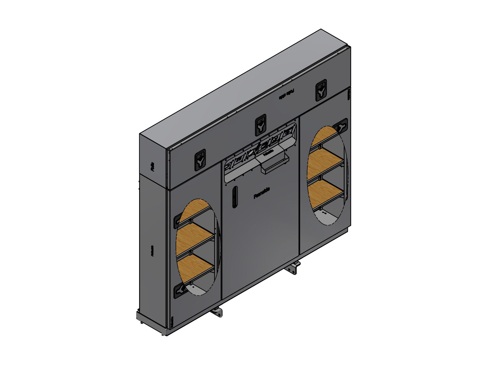 Kasse-/Tanksystem modul m.topskab
