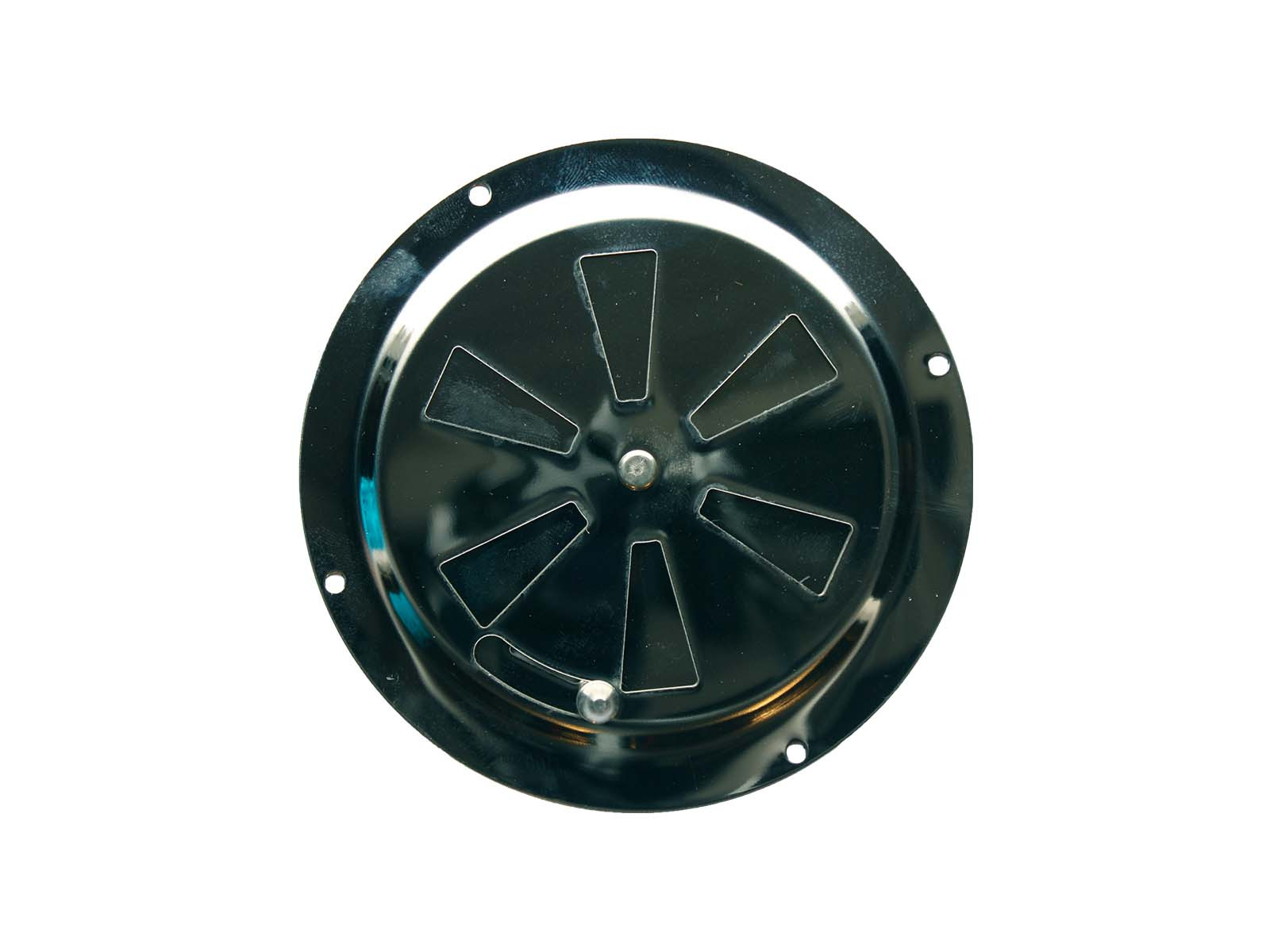 Utluftningsrist Ø 127mm rustfri syrefast on/off