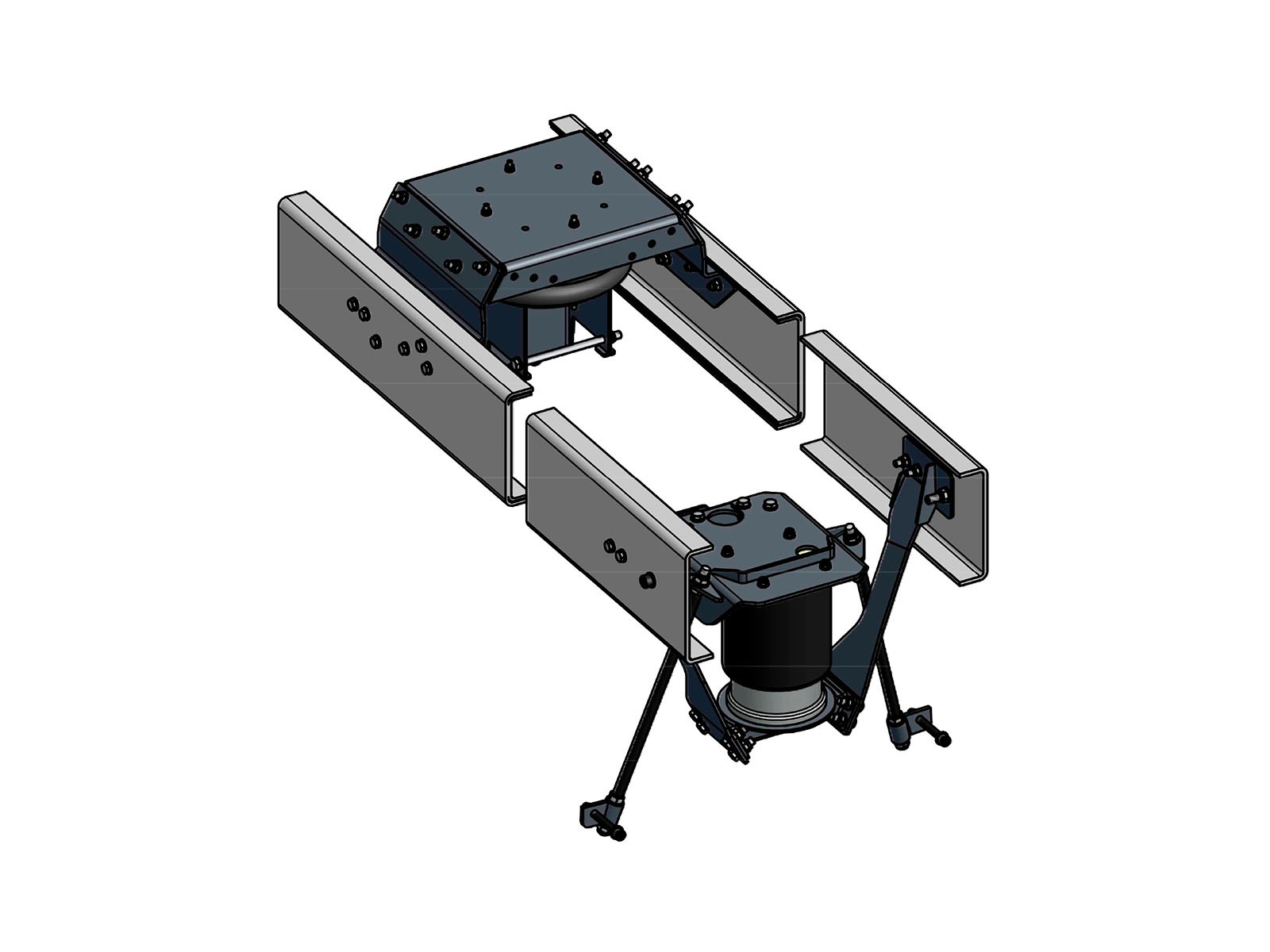 Akseltrykkfordeler foran MB Arocs Trommelbrems - 5500003007 -- 850