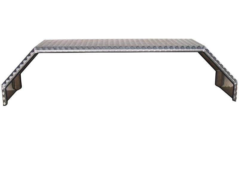 Aluminiumskjerm, boggi eloksert alu 670x2750mm  - 4355