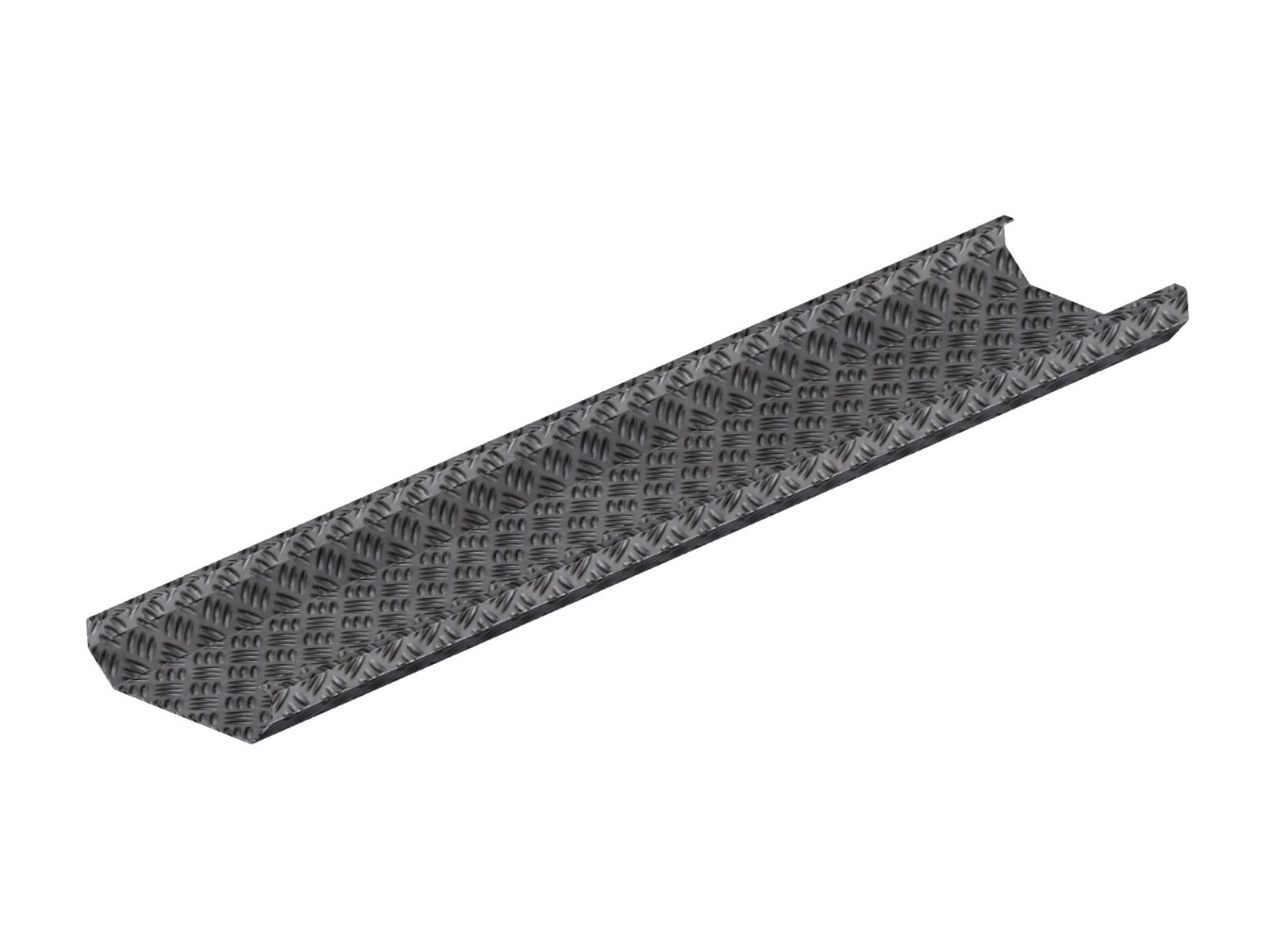 Nettkasse  2500x550mm m/kantprofil, Pulverlakkert