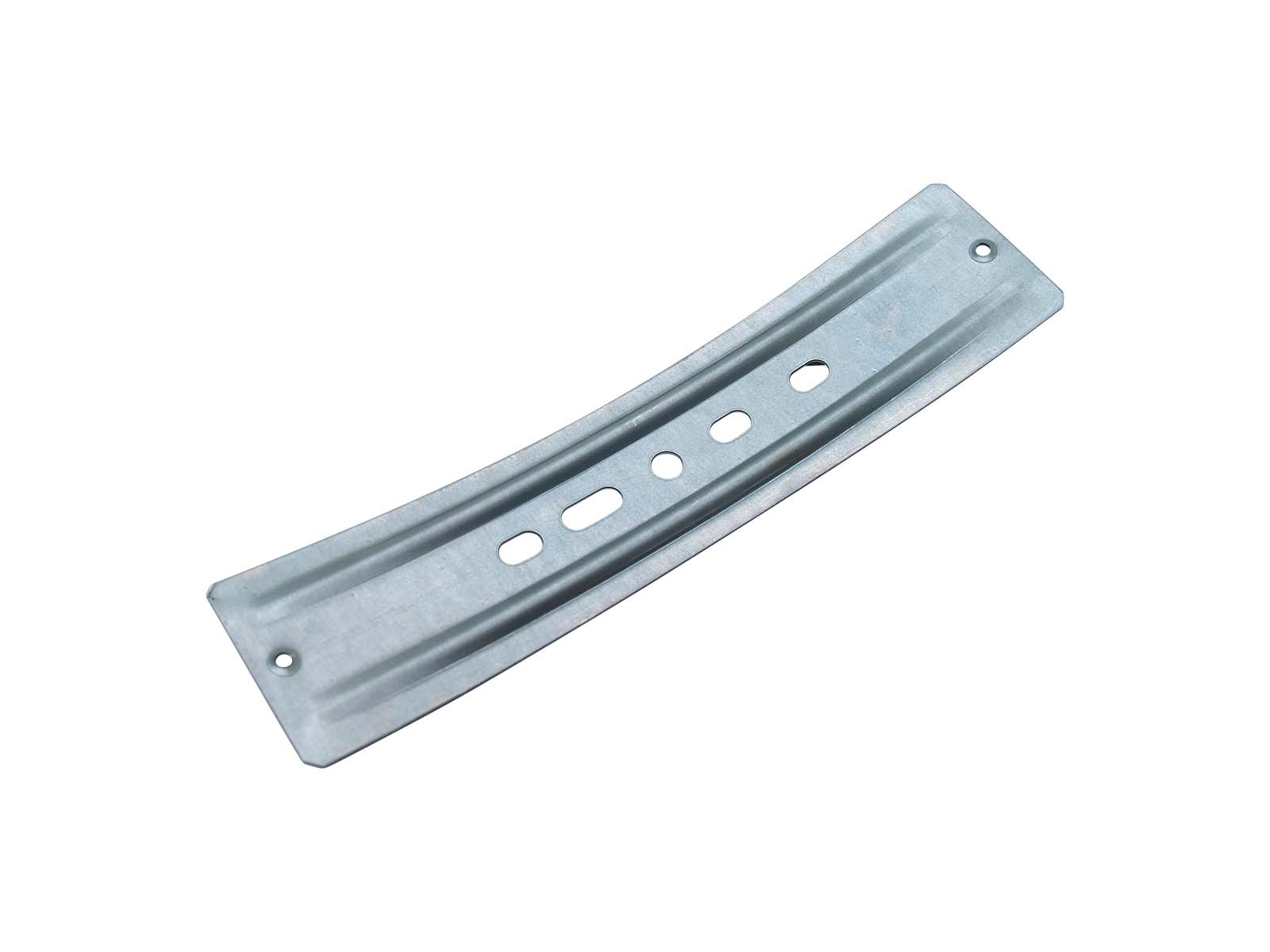 Bakplate plastskjerm, nøgen - 300x70x1,5mm galvanisert. - 3565N