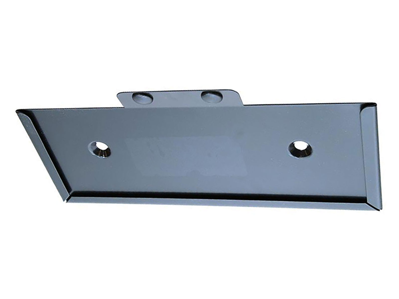 Skiltholder 300x120 mm sort - Pulverlak sort RAL 9005 Ny 2009 model