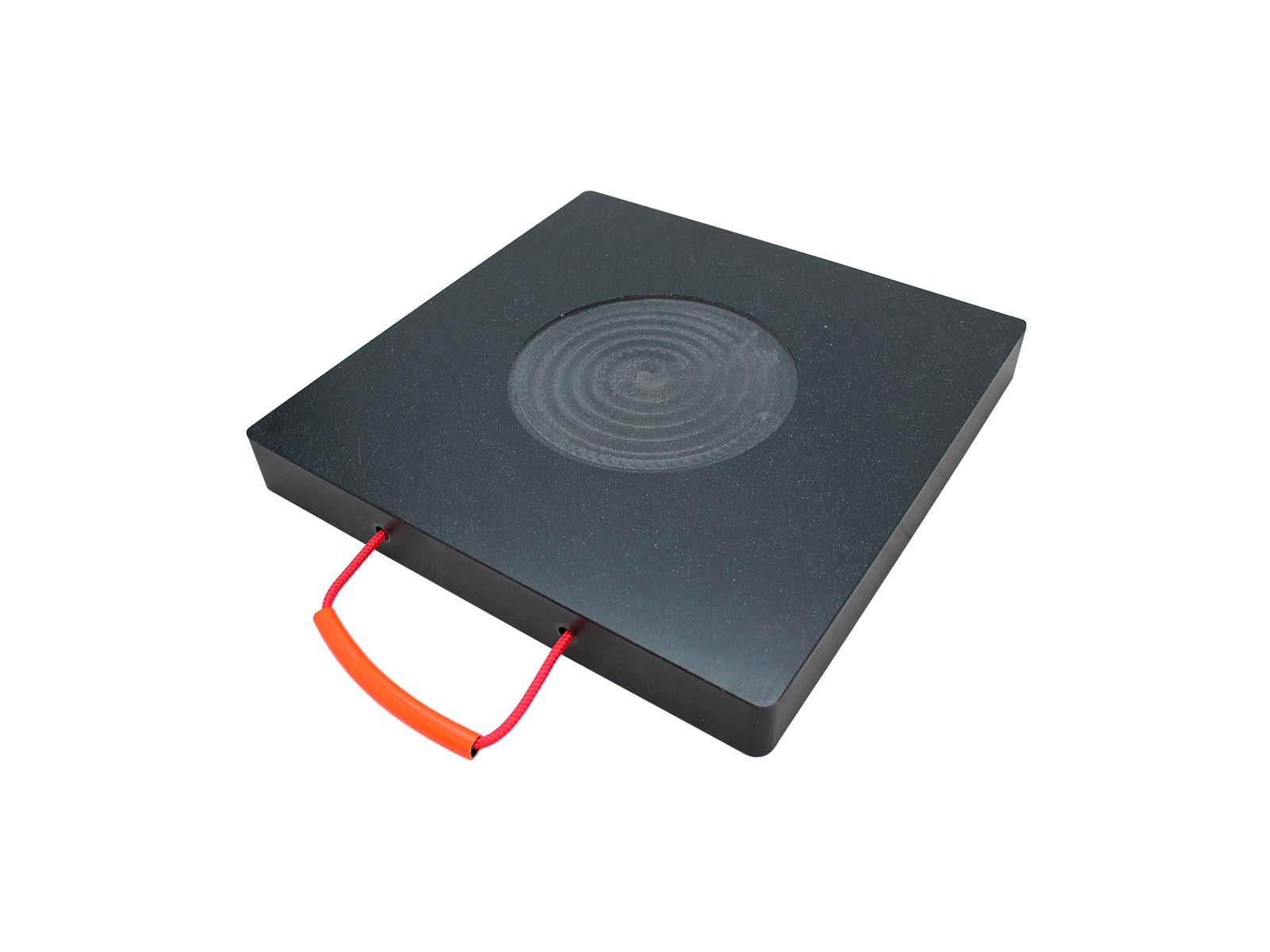 Underlagsplate f/støtteben 400x400x50mm  - 12 t. - .