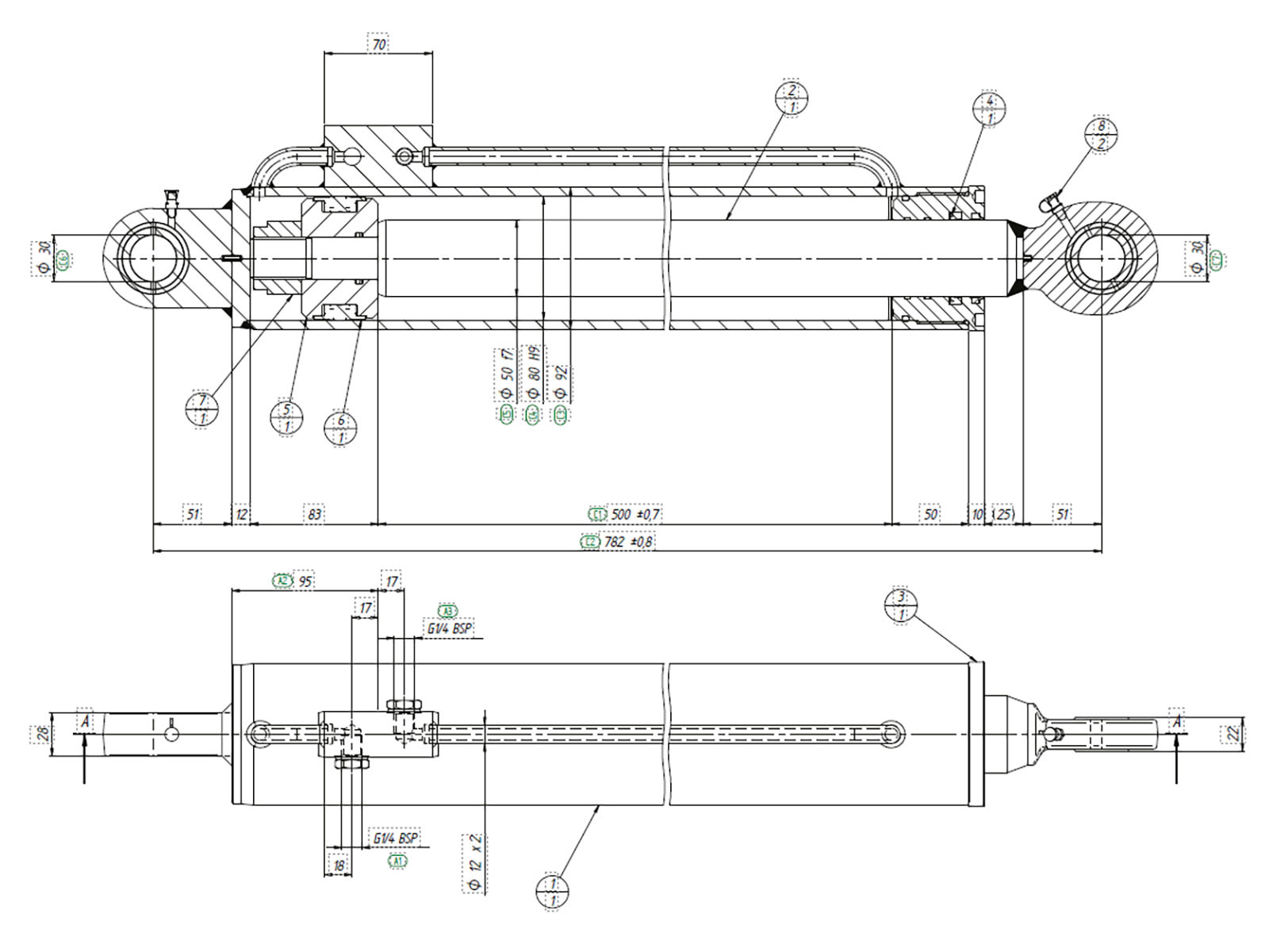 Hydrocar clutch for hydraulikk pumpe F252 SE - PF252P10811