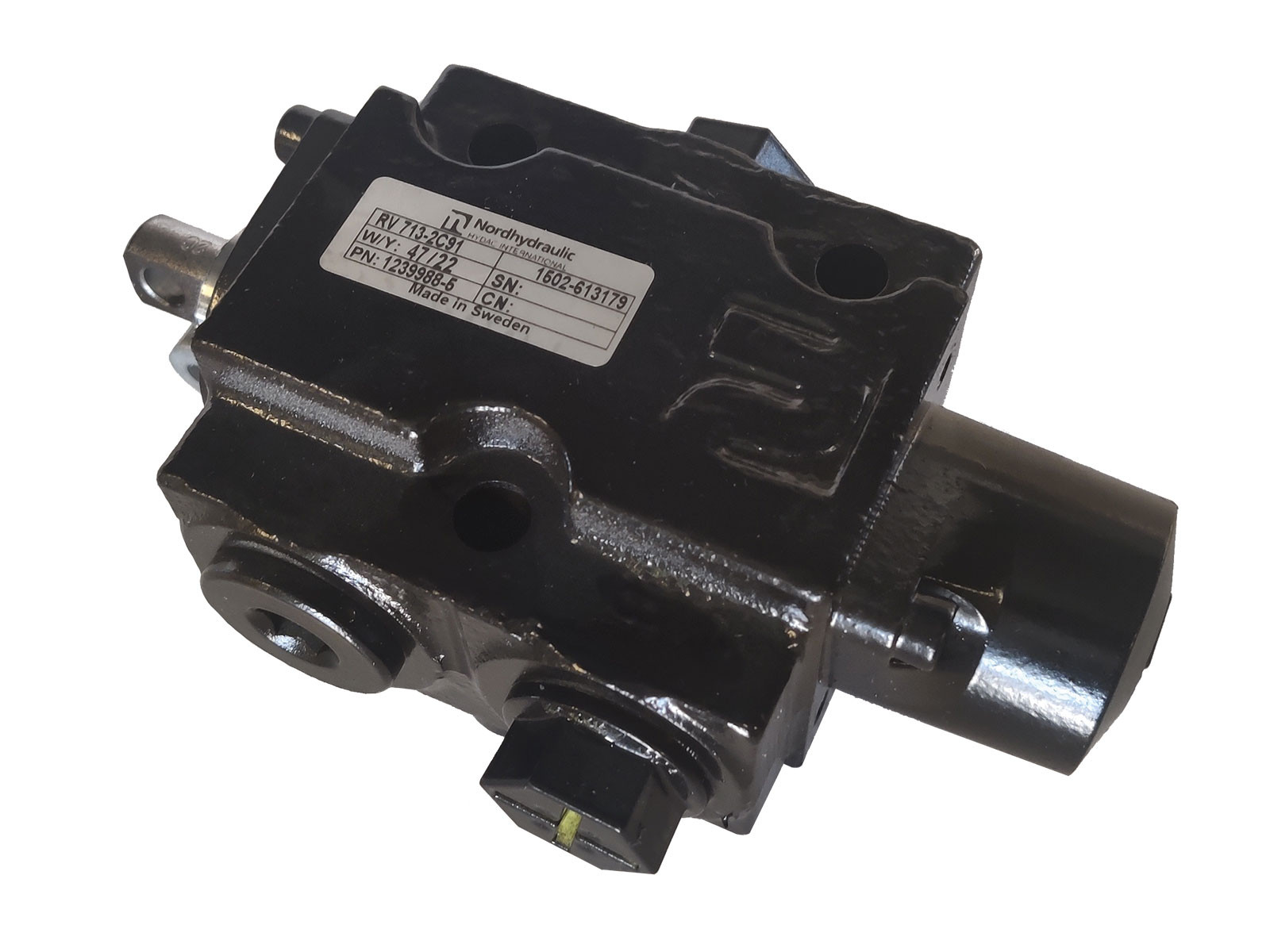 NH Tipstopventil mekanisk træk med ventil