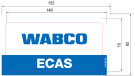Wabco ECAS Label - 813 000 015 3
