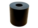 PU buffer sh.80 shore, sort ø40x40x14,5 for flexifeste
