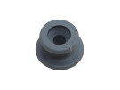 Plastknop for gummistrop grå - PP