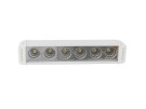 Lysbjelke 6x10W LED Flood 5400 lumen Hvit - 10W single bar 6P White