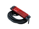 Markeringslampe Hella Rød 24V LED 5 m. kabel - 2tm008645-077,2tm008645-087 - 130x32x14 mm -  1 x LED