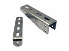 Supportbeslag bukket+skinne for verktøykasse