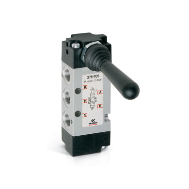 Manuell Ventil 5/3ventil fjærbelastet - 378-905-1/8