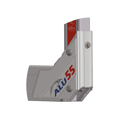 ALU 55 bank 2550 med faste stokke og faste beslag