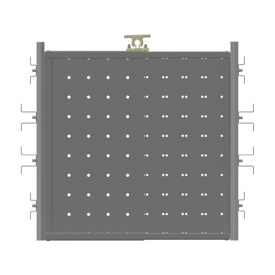 Flexskuffe galv. f/kasse L: 400-600 mm x D: min 600 mm
