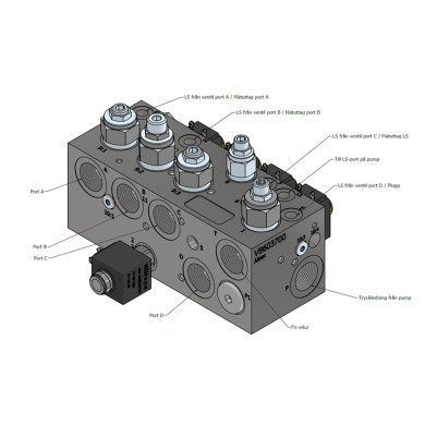ESHY Ventilblokk FCS-V4-2.0  4 uttak
