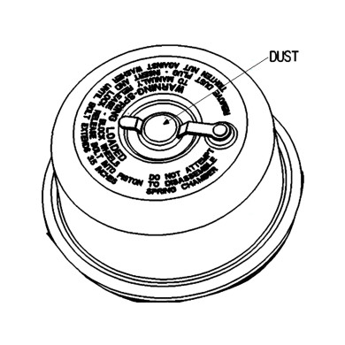 Wabco Dobbel membransylinder 16/24” Skrivebrems